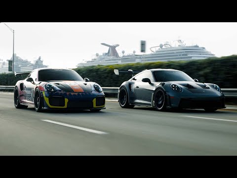 1 Hour | Porsche 992 GT3RS & GT2RS Morning Drive | 4K