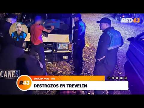 DESTROZOS EN TREVELIN