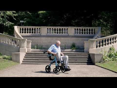 Rollz Motion 2 in 1 rollator and wheelchair