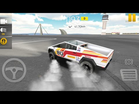 Extreme Car Driving Simulator Update 2021 - Tesla Cybertruck Unlocked | Android Gameplay HD