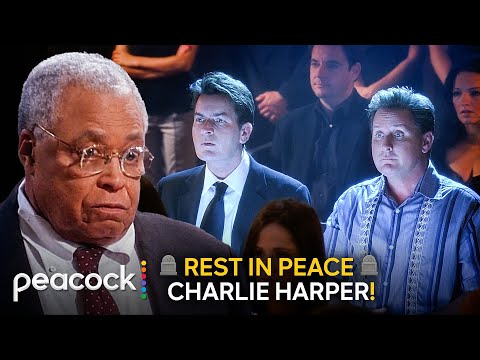 Two and a Half Men | Charlie Attends His Own Funeral