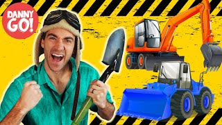 &quot;Digging In The Dirt!&quot; Construction Vehicles Dance 🚜 /// Danny Go! Movement Activity Songs for Kids