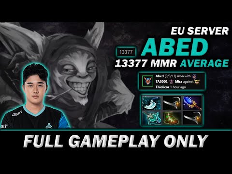 Using MAIN ACCOUNT 13377 MMR Average! ABED will pick Meepo in next Tournament! - Meepo Gameplay#916