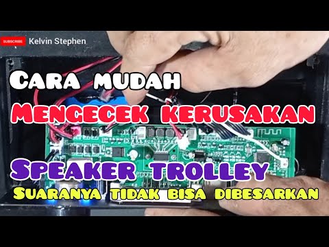 SPEAKER TROLLEY / SPEAKER BLUETOOTH JUC 15 INCH [[ VOLUME DIBESARKAN BUNYI PREK PREK ]]