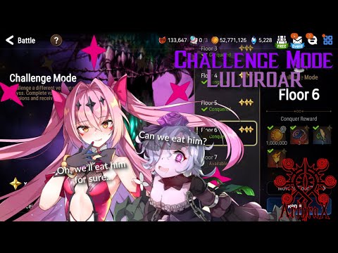 Abyss Challenge Mode Floor 6 - 3 Stars w/Luluroar