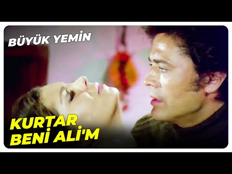 Ali'm, Yılanın Başını Eziyor! | Büyük Yemin - Fatma Girik Cüneyt Arkın Eski Türk Filmi