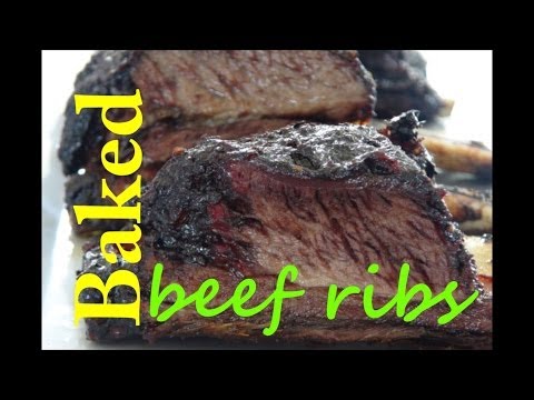 Spicy Oven Baked Beef Ribs