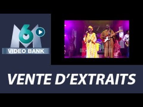 Extrait archives M6 Video Bank // Amadou et Mariam -  "Beaux Dimanches" Live (Hit Machine - 2005)