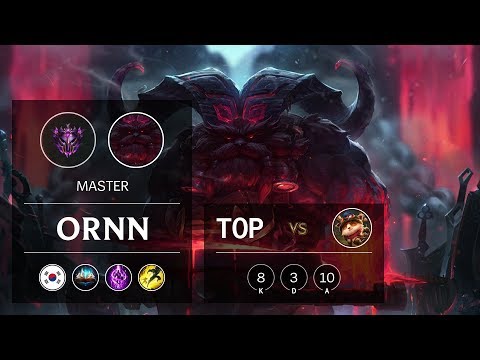 Ornn Top vs Teemo - KR Master Patch 9.22