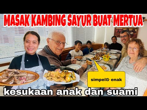 MASAK DAGING KAMBING 1,5kg DAN SAYUR KESUKAAN MERTUA DAN KELUARGA ,BAHAGIA ITU SEDERHANA 