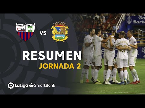 Resumen de Extremadura UD vs CF Fuenlabrada (1-2)