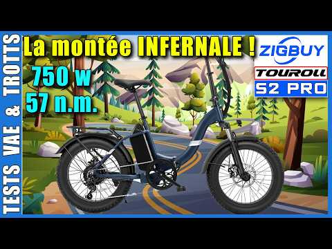 La montée INFERNALE du vélo TOUROLL S2 pro