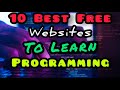 10 FREE Websites To Learn To Code 2022