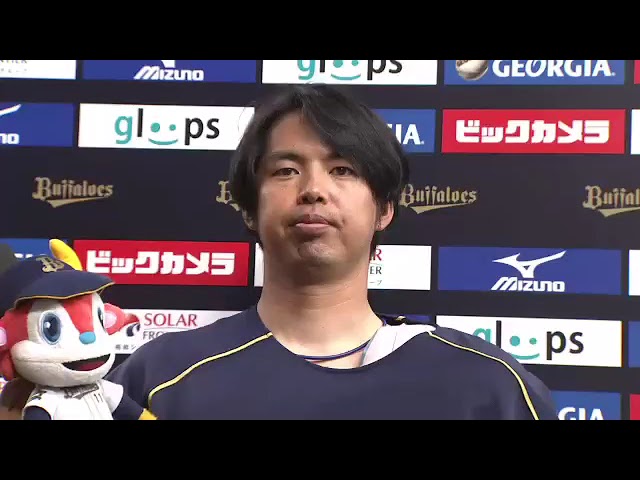 バファローズ・井川慶投手・糸井嘉男選手ヒーローインタビュー 5月31日 オリックス・バファローズ 対 阪神タイガース
