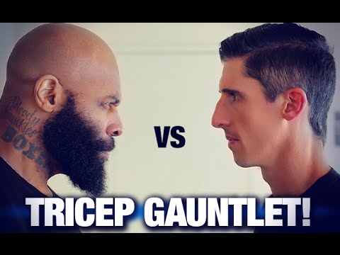 Triceps Workout - 200 Reps (CAVALIERE VS. CT FLETCHER!)