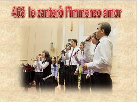 468 IO CANTERO' L'IMMENSO AMOR - KARAOKE