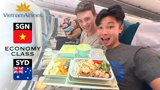VIETNAM AIRLINES A350 ECONOMY (Mouthwatering Meals) 🥵