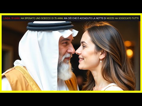 LINDA, 19 ANNI, HA SPOSATO UNO SCEICCO DI 75 ANNI. MA COSA È SUCCESSO LA PRIMA NOTTE DI NOZZE...