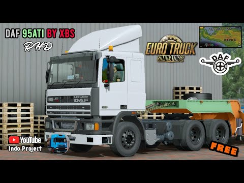 [Share] Add-on RHD for DAF 95 ATi v1.2 by XBS | Euro Truck Simulator 2