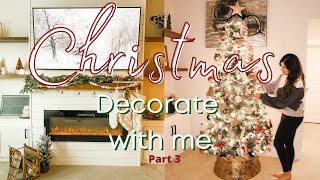 NEW CHRISTMAS DECORATING IDEAS 2021 | Decorate With Me | Mantle Decor | Part 3 🎄