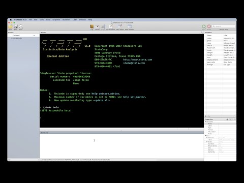 [01] ECMT101 - Introducción a Stata #Econometría