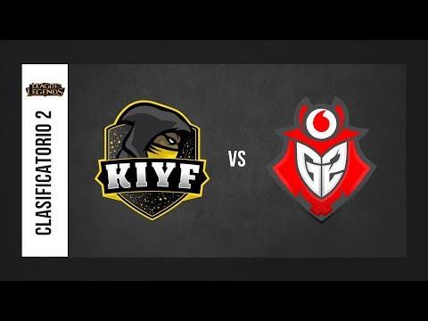 KIYF eSports Club vs. G2 Vodafone - Final - ESL Masters Madrid 2017 - Clasificatorio #2