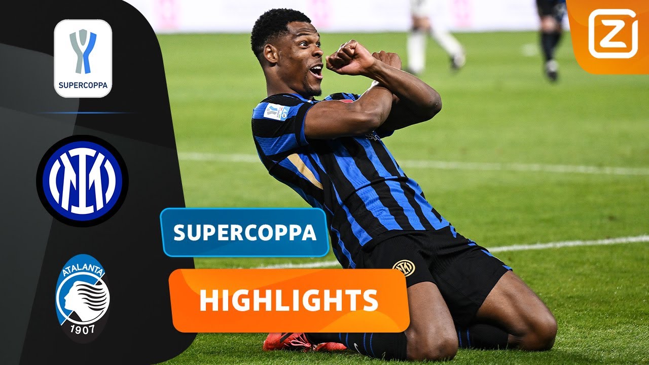 DENZEL DUMFRIES MET EEN OMHAAL EN EEN WERELDGOAL!!🤯🚀🔥 | Inter vs Atalanta | Supercoppa 2024/25