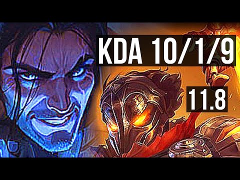 SYLAS vs VIKTOR (MID) | 10/1/9, Rank 5 Sylas, Godlike, Rank 27 | EUW Challenger | v11.8