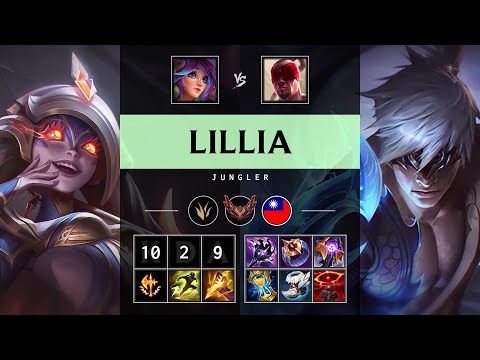 Lillia Jungle vs Lee Sin - TW Grandmaster Patch 25.10
