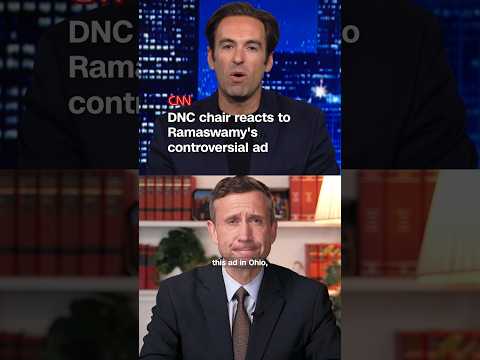 DNC Chair reacts to Ramaswamy's controversial ad