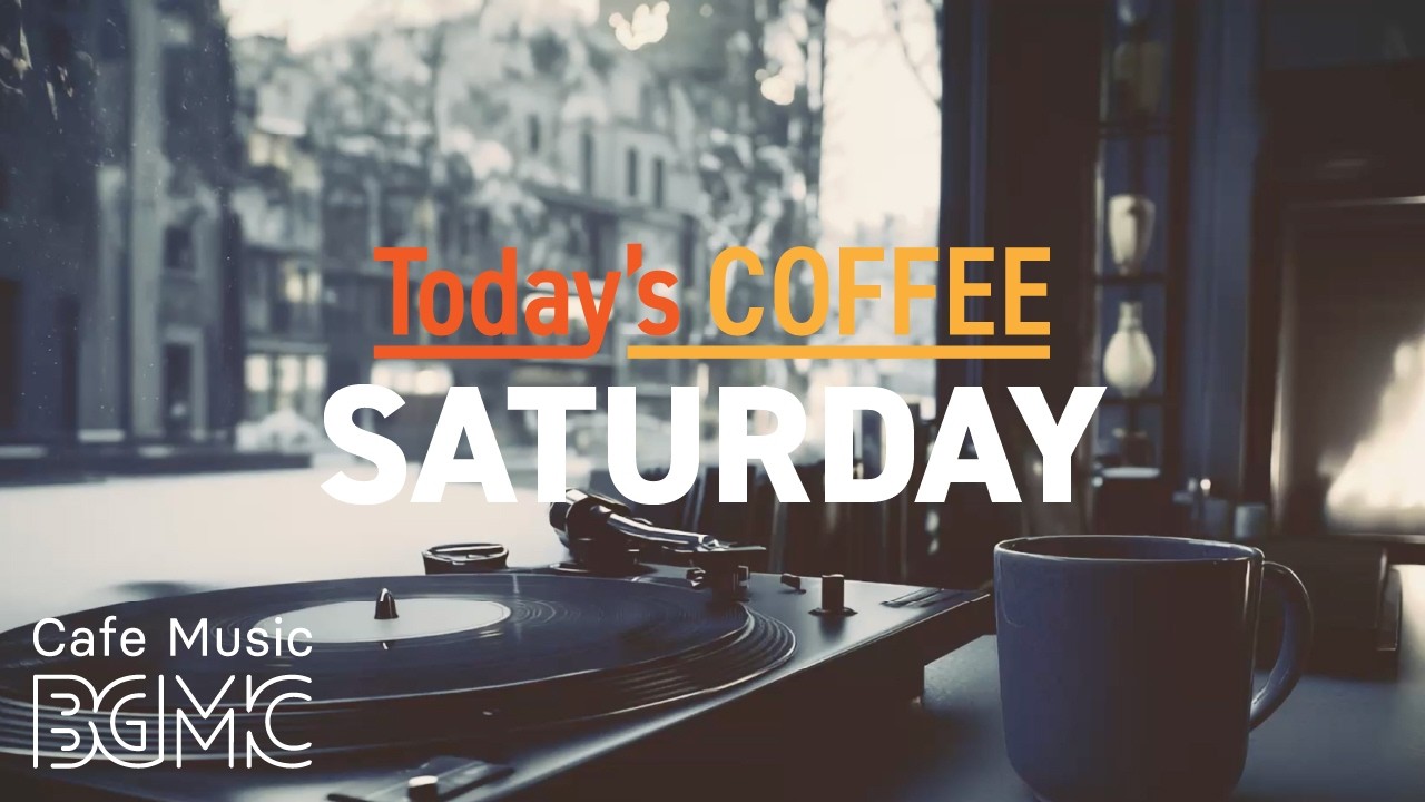 Today's COFFEE SATURDAY: 4K Vinyl Window Cafe Music ☕ Chill Jazz for Weekend Focus