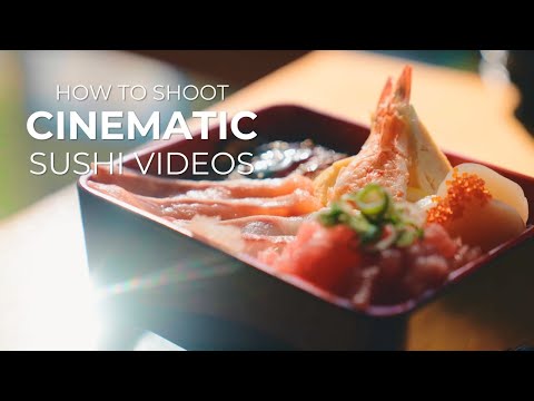 How to create a CINEMATIC Sushi Restaurant Video | Tips for Beginner Videographers