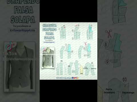 Chaqueta Falsa Solapa            LINK IN BIO