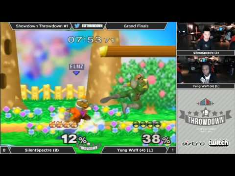 Melee Showdown Throwdown #1 - Grand Finals - SilentSpectre (C. Falcon) vs Yung Waff (Fox)