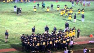 JV Varsity Singing Tha Alma Mater After Their Win Against Kalani!