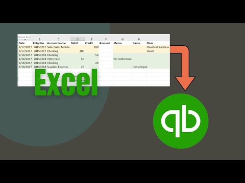 Import General Journal Entries From CSV Excel into Quickbooks Desktop