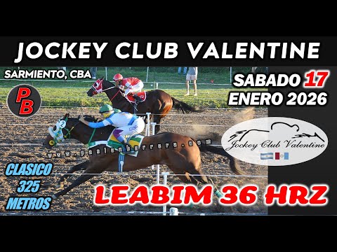 LEABIM 36 HRZ: JOCKEY CLUB VALENTINE - SARMIENTO, CORDOBA (17-01-2026)