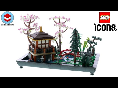 LEGO Icons 10315 pas cher, Le jardin paisible
