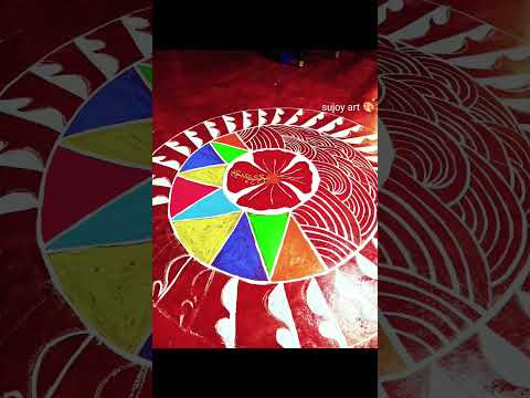 alpona art 🎨  #shortvideo  #kali  @Sujoyartsuri #art  #viral 🛑please subscribe my channel