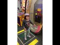 Chuck E Cheese Jumping Fantasy & NinjA Mutant Arcade Won 100 tickets at Jumping Fantasy
