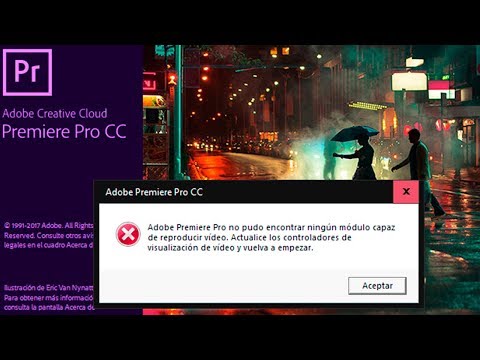 adobe premiere no pudo encontrar ningún modulo capaz de reproducir vídeo