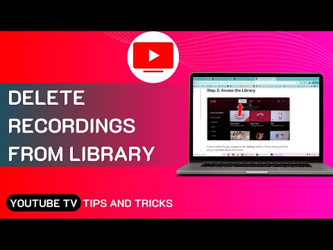 How To Delete Recordings From Library On YouTube TV (Tutorial)