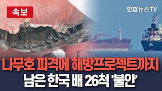 [????속보] 나무호 피격에 해방 프로젝트까지…남은 한국 배 26척 '불안' / 연합뉴스TV(YonhapnewsTV)