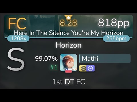 Mathi | Seven Lions, Tritonal & Kill The Noise - Horizon [Here] +HDDT 99.07% {#1 818pp FC} - osu!