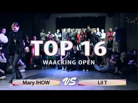 Mary IHOW(win) vs Lil T | TOP 16 WAACKING open | All Europe Waacking Festival