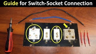 Switch socket connection Guide in Hindi  How to co