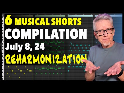 Piano Tricks. 6 Short Musical Examples. Reharmonization
