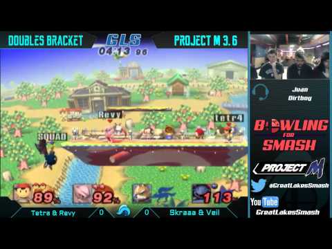 Bowling for Smash IV Project M Doubles - Tetraflora & Revydog vs. Skraaaaa & Rainbow Veil