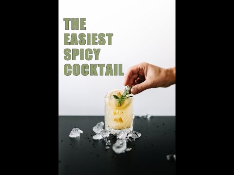 ALL YOU NEED IS FEW INGREDIENTS. THE EASIEST SPICY COCKTAIL EVER