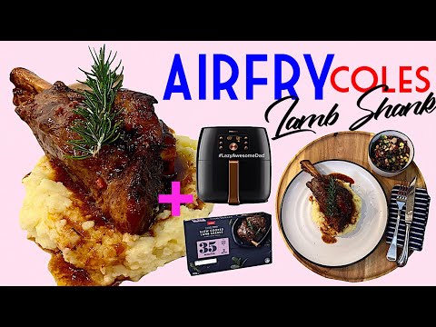 Coles Lamb Shanks in red wine sauce Airfried - Philips Smart Sensing Air Fryer XXL Digital HD9861/99